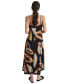 ფოტო #2 პროდუქტის Women's Women's Printed V-Neck Midi Dress