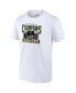 ფოტო #2 პროდუქტის Men's White Michigan Wolverines College Football Playoff 2023 National Champions Scoreboard T-shirt