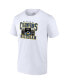 Фото #2 товара Men's White Michigan Wolverines College Football Playoff 2023 National Champions Scoreboard T-shirt