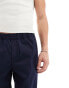 Calvin Klein Sateen Stretch Shorts in Night Sky