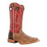Фото #2 товара Durango Prca Collection Bison Square Toe Cowboy Mens Red, Red Casual Boots DDB0