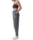 Фото #3 товара Women's Metallic Foil Logo Fleece Jogger Sweatpants, A Macy's Exclusive