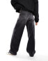 Фото #6 товара COLLUSION X015 low rise baggy jeans in washed black