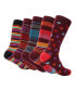 Men's Groovy Designer Dress Socks Pack of 5