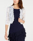 ფოტო #1 პროდუქტის Scalloped Lace Shrug