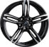 Колесный диск литой Damina Performance DM03 black polished 8.5x19 ET30 - LK5/112 ML66.6