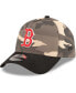 Фото #3 товара Men's Boston Red Sox Camo Crown A-Frame 9FORTY Adjustable Hat