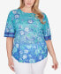 Фото #1 товара Plus Size Ombre Bali Floral Top
