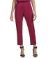 ფოტო #1 პროდუქტის Women's Pleated Pull-On Ankle Pants