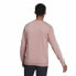 Фото #3 товара Толстовка без капюшона мужская Adidas Essentials French Terry 3 Stripes Розовый