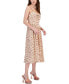 ფოტო #3 პროდუქტის Juniors' Textured Rosette Midi Dress