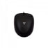 V7 Optical LED USB Mouse - black - Ambidextrous - Optical - USB Type-A - 1000 DPI - Black