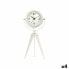 Фото #1 товара Настольные часы Трипод Белый Металл 12 x 30 x 12 cm (4 штук)