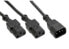 Фото #1 товара InLine power Y-cable German Type F 1x IEC-C14 to 2x IEC-C13 1m
