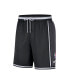 Фото #3 товара Men's Black Brooklyn Nets Pre-Game Performance Shorts