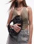 Фото #1 товара Topshop Giulia grab bag with ruche detail and eyelets in black