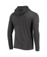 ფოტო #3 პროდუქტის Men's Royal, Heather Charcoal Kansas Jayhawks Meter Long Sleeve Hoodie T-shirt and Jogger Pajama Set