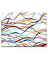 Фото #1 товара 'Ribbon' Abstract Canvas Wall Art, 20x30"