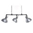 Ceiling Light DKD Home Decor 122 x 29 x 42 cm Silver Black Metal 50 W