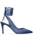 ფოტო #7 პროდუქტის Women's Estelle Ankle-Tie Dress Pumps-Extended sizes 9-14