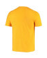 ფოტო #4 პროდუქტის Men's Gold Pittsburgh Pirates Weathered Official Logo Tri-Blend T-shirt