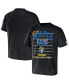 ფოტო #1 პროდუქტის Men's NFL X Staple Black Los Angeles Rams Gridiron Short Sleeve T-shirt