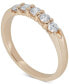 ფოტო #1 პროდუქტის Diamond Five-Stone Ring (1/4 ct. t.w.) in 14k White Gold