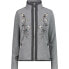 Толстовка CMP 32J2376 Full Zip из флиса GREY MELANGE, S - фото #1