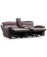 Фото #6 товара Dextan Leather 3-Pc. Sofa with 2 Power Recliners and 1 USB Console, Created for Macy's