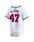 Men's Tom Glavine White Atlanta Braves Home limited Player Jersey