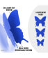 Фото #2 товара 3D Removable Butterfly Wall Decor with 3 Wing Designs - 24pcs