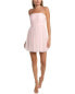 Ml Monique Lhuillier Tulle Mini Dress Women's Pink 10