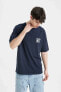 Фото #11 товара Erkek T-shirt C4082ax/nv239 Navy