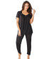 ფოტო #1 პროდუქტის Plus Size Only Necessities Silky 2-Piece PJ Set