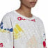 Women’s Sweatshirt without Hood Adidas Essentials Multi-Coloured White