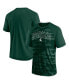 ფოტო #1 პროდუქტის Men's Green Michigan State Spartans Arch Outline Raglan T-shirt