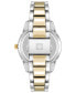 ფოტო #2 პროდუქტის Women's Quartz Two-Tone Alloy Link Bracelet Watch, 37.5mm
