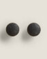 Фото #2 товара Pack of stone-effect resin door knobs