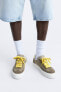 Вельветовые кроссовки с цветными деталями ZARA