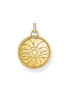 Thomas Sabo PE962-471-7 Gold-plated chain pendant w. wheel of fortune