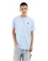 Adidas Originals waves backprint t-shirt in sky blue Klarer Himmel, S - фото #3