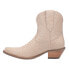 Фото #3 товара Dingo Sorta Sweet Snake Print Snip Toe Cowboy Booties Womens Beige Casual Boots