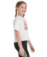 ფოტო #2 პროდუქტის Short Sleeve Waist Length Raglan Tee