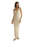 ფოტო #1 პროდუქტის Women's Emberly Semi Sheer Ribbed Maxi Dress