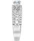 Фото #3 товара Кольцо Macy's Diamond Three Stone 14k WhiteGold