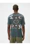 4sam10248hk 931 Antrasit Erkek Pamuk Jersey Kısa Kollu T-shirt