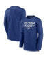 Фото #1 товара Men's Blue Tampa Bay Lightning Authentic Pro Long Sleeve T-shirt