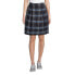 Women's School Uniform Plaid Pleated Skort Top of Knee