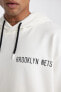 Fit Nba Brooklyn Nets Oversize Fit Kapüşonlu Kısa Kollu Tişört B3915ax24sp