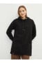 Фото #1 товара LCW Modest Kapüşonlu Düz Uzun Kollu Kadın Sweatshirt Tunik